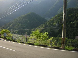 谷瀬の吊り橋